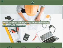 Tablet Screenshot of ingenieurbuero-reinberg.de